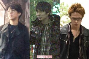 デビュー15周年、6人から3人になってしまったKAT-TUN(左から亀梨和也、中丸雄一、上田竜也)