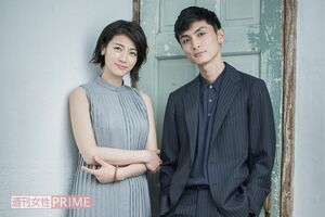 瀧内公美と高良健吾　撮影／廣瀬靖士