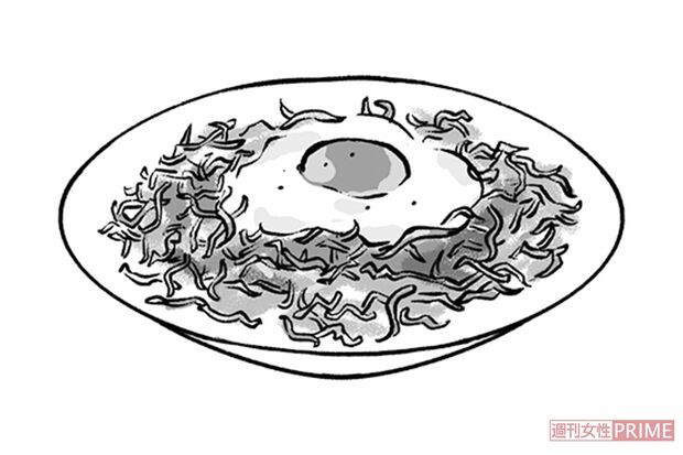 キャベツの巣ごもり卵　イラスト／陶山みづほ