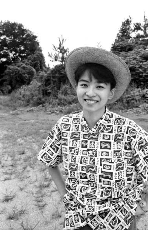 1988年、東京少年でデビュー直後の笹野（撮影／坂本正郁）