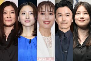 （左から）篠原涼子、石原さとみ、広瀬アリス、長谷川博己、今田美桜