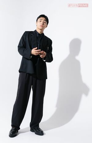 八村倫太郎　撮影／矢島泰輔　ヘアメイク／MISU（SANJU）　スタイリング／三島和也（tatanoa）