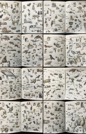 これまでに描いたイラストの一部