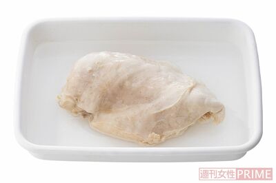 美味しいサラダチキン（撮影／廣瀬靖士）