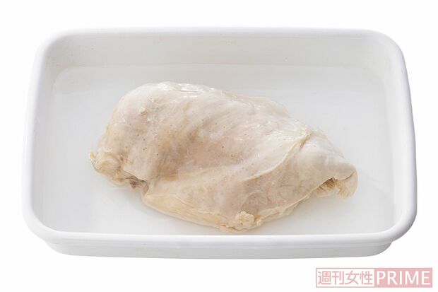 美味しいサラダチキン（撮影／廣瀬靖士）