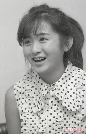 『卒業』で歌手デビューした斉藤由貴。'85年当時のインタビューカット