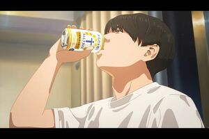 机や缶など26種類の擬音を演じた山寺宏一(サントリー公式YouTubeより)