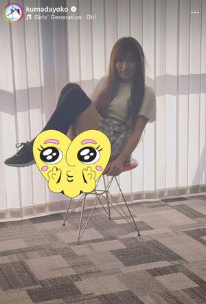 あられもない姿の熊田曜子(本人のインスタグラムより)