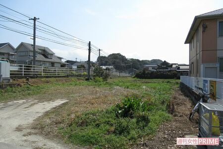 '09年の犯行時、スパイダーマンのコスプレ姿が複数の住民に目撃された福岡県飯塚市上三緒の周辺。こんなのどかな場所に出没すれば目立つ
