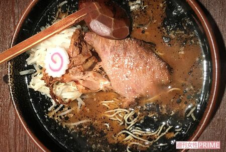 渋谷区にあるラーメン店の激辛ラーメン
