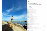 写真集では大胆な水着姿を披露した（本人インスタグラムより）