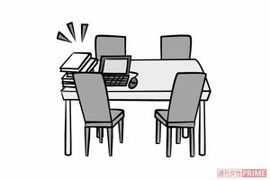 モノハラあるある(4)　勝手に場所占拠