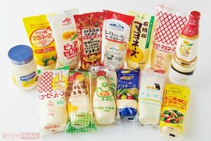 店頭に並ぶ多種多様なマヨネーズ。高いマヨネーズは本当に値段なりの美味しさなの？