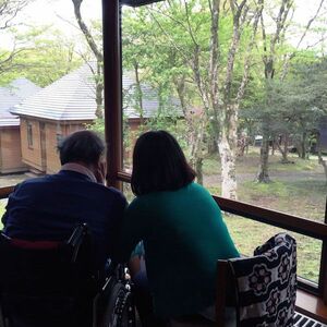  ［写真］大涌谷が立ち入り禁止になったGW。神足氏は家族と箱根にいた。