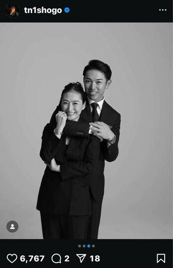 清原正吾と母・亜希の美しい親子写真。長男の進む道は社会人野球か独立リーグか(清原正吾のインスタグラムより)