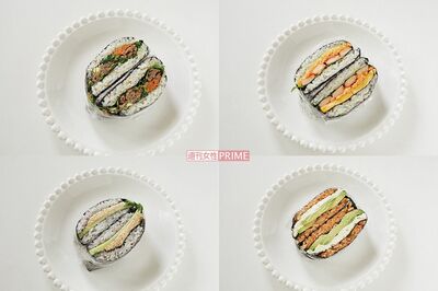 ツナマヨなど、折りたたみキンパのアイデアは無限大!