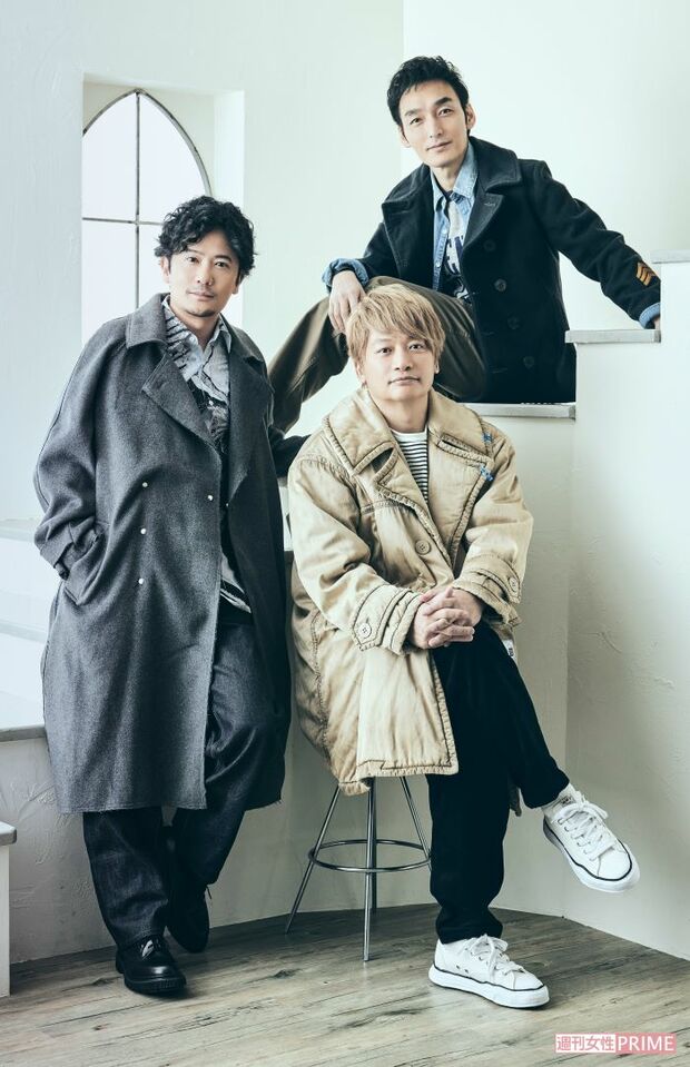 『新しい地図』の3人（左から稲垣吾郎、香取慎吾、草なぎ剛）　撮影／廣瀬靖士