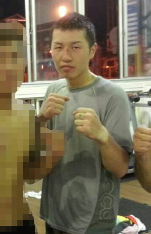 ボクサー時代の嶋津被告（SNSより）