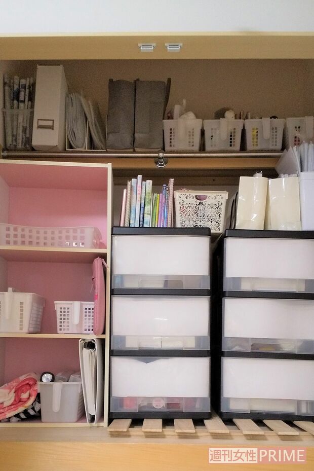 モノを減らして。定位置を決めて管理を