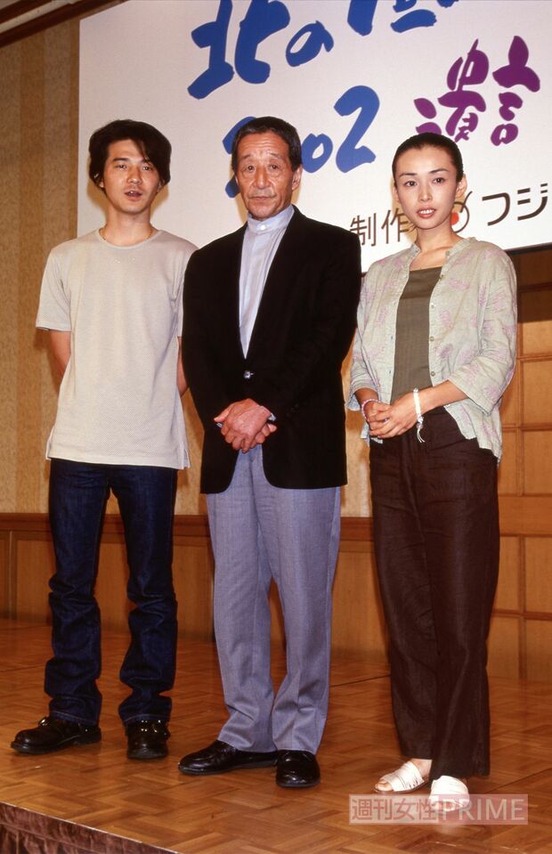 温厚だが、がんこ者の五郎。ヘソを曲げると、手がつけられない一面も