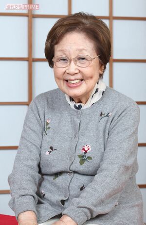 海老名香葉子さん　撮影／山田智絵