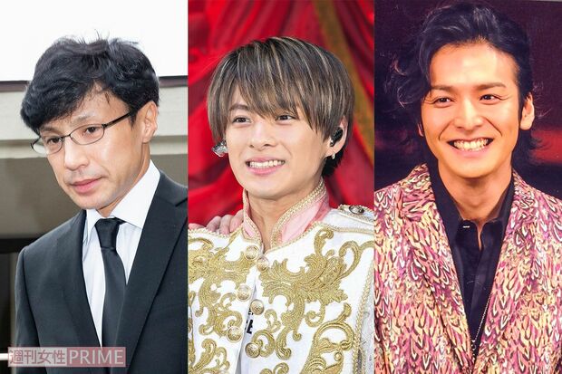 （写真左から）東山紀之（少年隊）、平野紫耀（King&Prince）、生田斗真