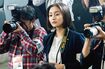 相撲番の新聞記者・国嶋（演・忽那汐里）。Netflixシリーズ「サンクチュアリ-聖域-」独占配信中