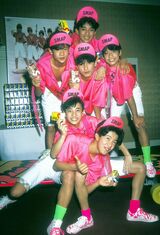 C.C.ガールズが『D.D.GAPS』という別名義でデビューした'91年に6人組のSMAPもデビュー