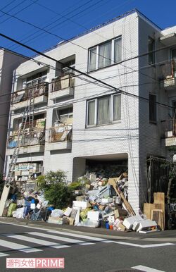 ゴミ屋敷の外観