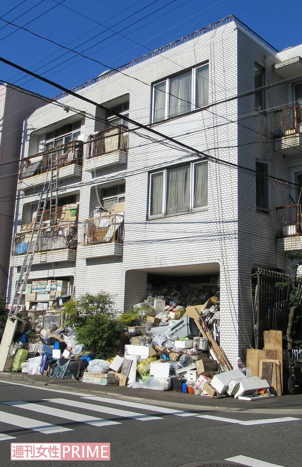 ゴミ屋敷の外観