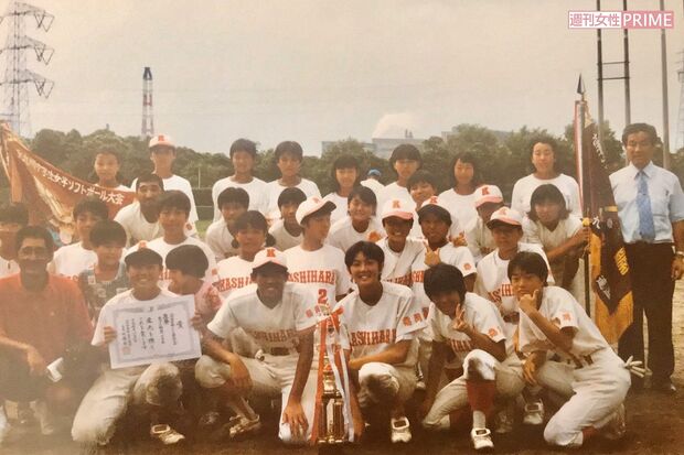 柏原中学校時代には全国大会で優勝。エースピッチャーとして活躍した