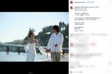 11月7日、14歳下の一般男性との再婚を報告した新山千春（本人のインスタグラムより）