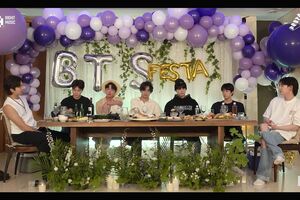 6月14日、活動休止の意向を語ったBTSのYouTubeより