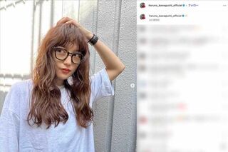 板倉滉とお揃いのサングラスを愛用している川口春奈(本人のインスタグラムより)