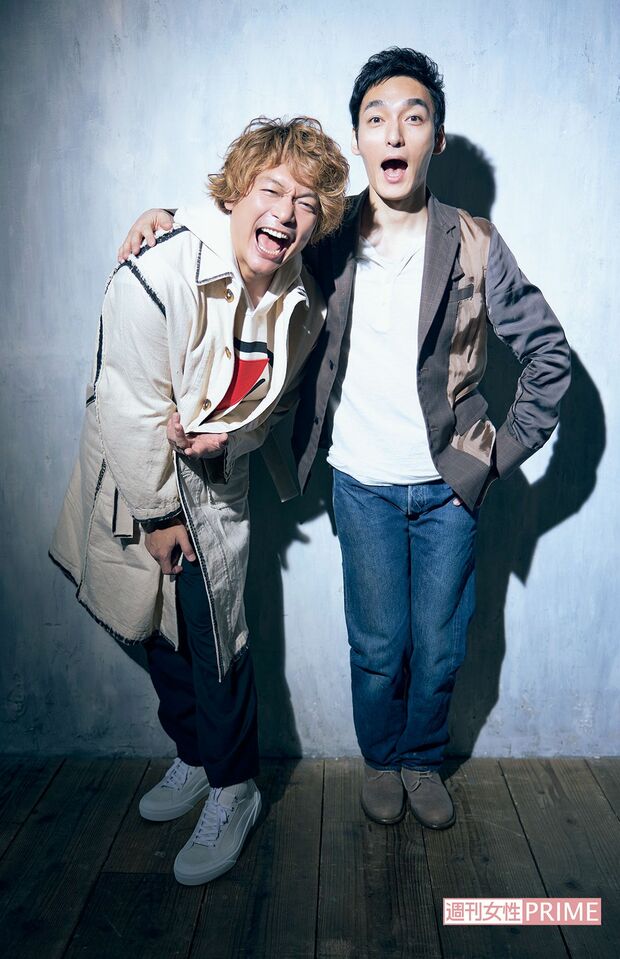 香取慎吾、草なぎ剛　撮影／廣瀬靖士