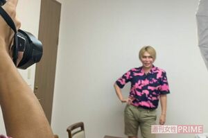 パートナーを射止めるときのキメポーズ。「この上目遣いで相手を落とすのよ♪」