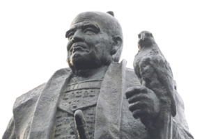 駿府城公園にある、徳川家康像。家広さんと雰囲気が似ている!?