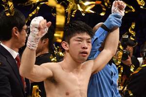 今年3月にWBO世界フライ級王座を初防衛。「進学しても世界一になれることをもっと発信していきたい」