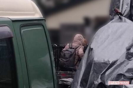 渋谷容疑者と同居する女性のひとり（23年2月）