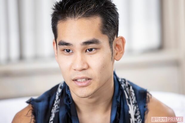 脳性まひのバイオリニスト・式町水晶　撮影／廣瀬靖士