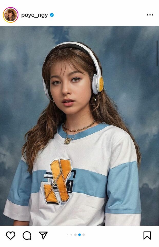 ゆきぽよも『AIイヤーブック』の流行りに乗って“卒アル風”の画像を披露（公式インスタグラムより）