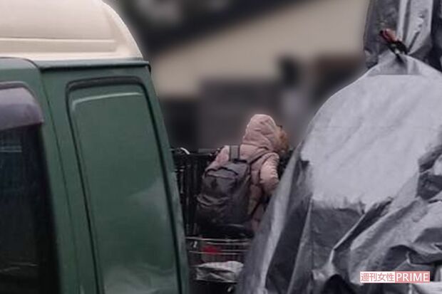 渋谷容疑者と同居する女性のひとり（23年2月）