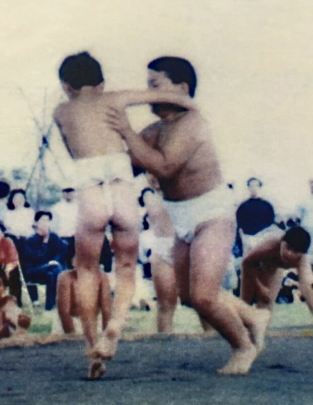 小3でわんぱく相撲に出場したときの姿（稀勢の里資料室蔵）
