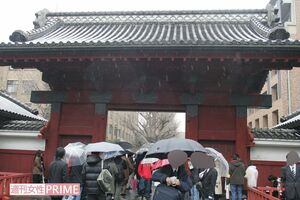 東大のシンボル『赤門』。本郷キャンパスにあり、国の重要文化財にも指定されている