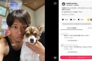 TikTokで連日のライブ配信をする元広島カープの羽月隆太郎、フォロワーも増加中