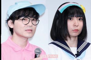 にゃんこスター（左からスーパー3助、アンゴラ村長）