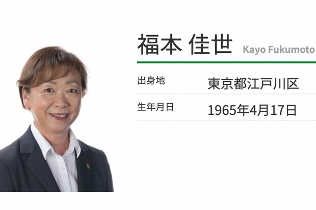 不適切発言により、始末書の提出を伴う厳重注意“けん責処分”を受けた日本女子プロゴルフ協会の理事・福本佳世氏（公式サイトより）