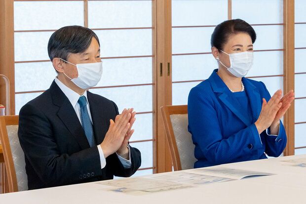 『全国豊かな海づくり大会』にオンラインで出席される天皇・皇后両陛下（'21年10月）