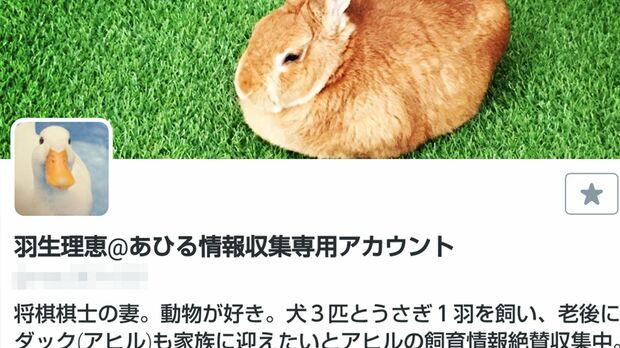こちらが理恵さんのツイッター(トップ画面)