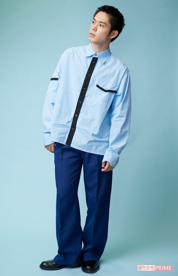 細田佳央太（19）撮影／渡邉智裕　スタイリング／岡本健太郎　ヘアメイク／菅野綾香（ENISHI）